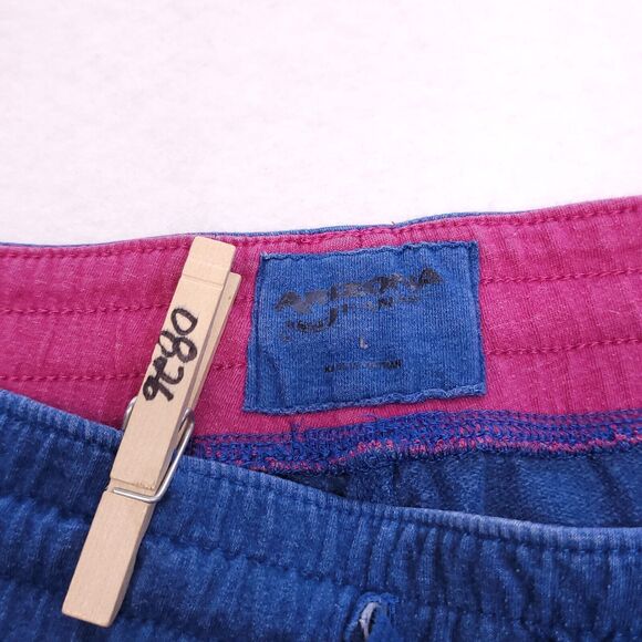Arizona Athletic Workout Running Pants Womens Size Large L Blue Pink - Picture 5 of 8